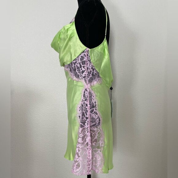 NWT For Love & Lemons Silky Slip Dress - Picture 7 of 14